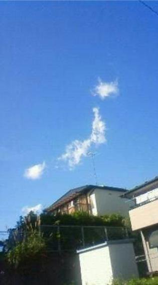 奇跡の瞬間を捉えた貴重な写真・画像まとめ：日本地図の雲
