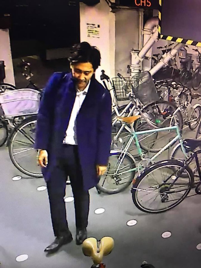【拡散希望】監視カメラに映った自転車泥棒の画像が公開される