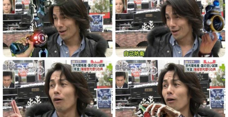 【動画】街頭インタビューで話題になった自己防衛おじさんこと「占い師の鉄平」さんが「自己防衛」を自らのネタ化するｗｗｗ