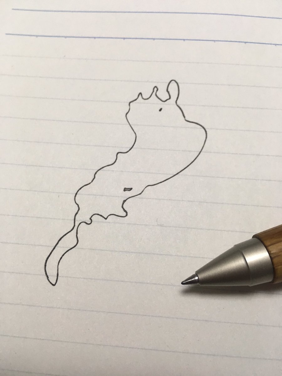 琵琶湖を綺麗に描ける「びわこテンプレート」
