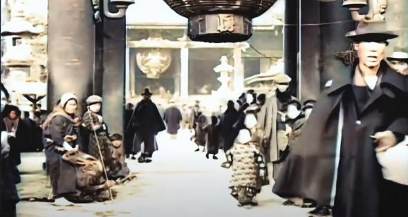 100年前(1913-1915)の東京を4Kでカラー化した映像が別世界感あると話題に！【動画有】