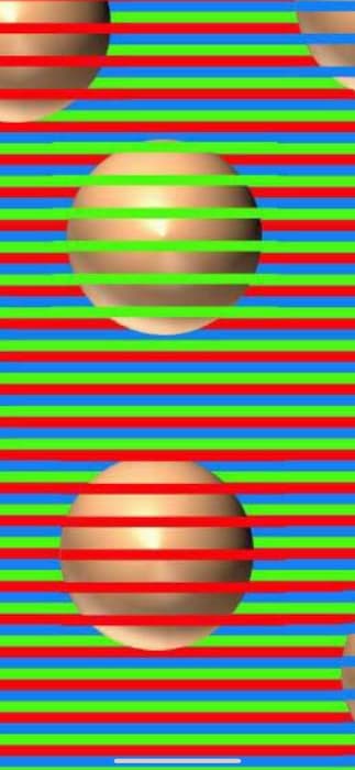 【錯視】ここにある球体は全部同じ色です、ズームするとわかります。