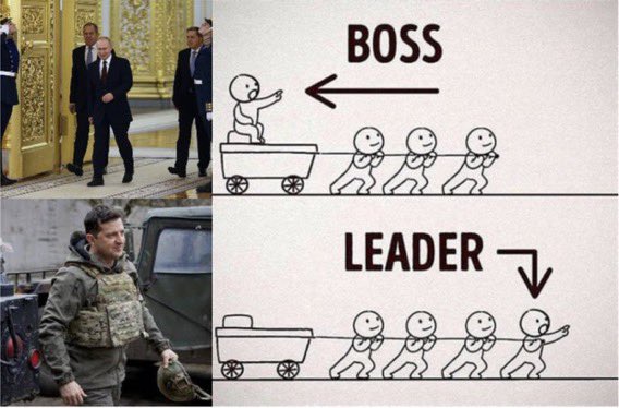 プーチンとゼレンスキーからわかるボスとリーダーの違い