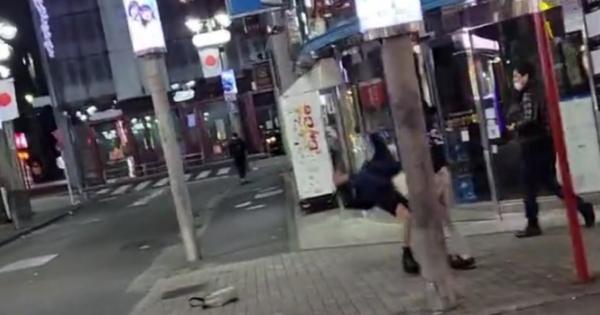 男女平等パンチ！？渋谷のセンター街で男性が女性を殴る動画が炎上！【動画有】